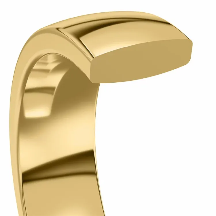 blank 5 mm vielsesring i 9 karat guld