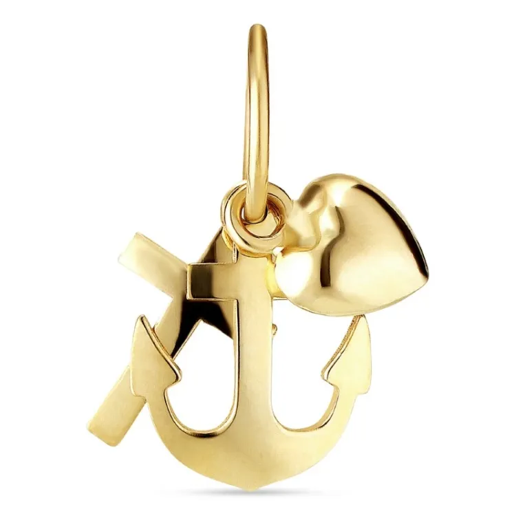 tro-håb-kærlighed vedhæng i 9 karat guld - Amoré