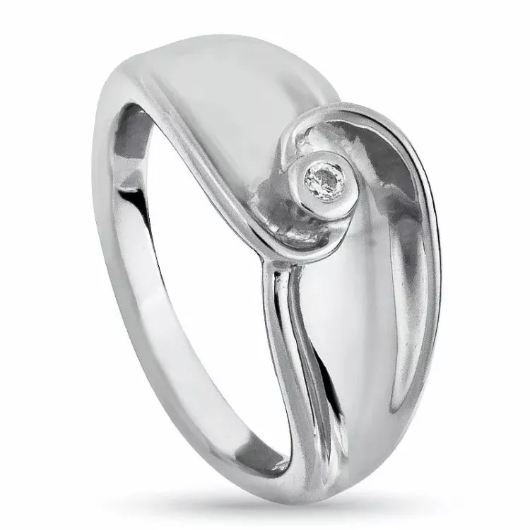 Enkel ring i sølv