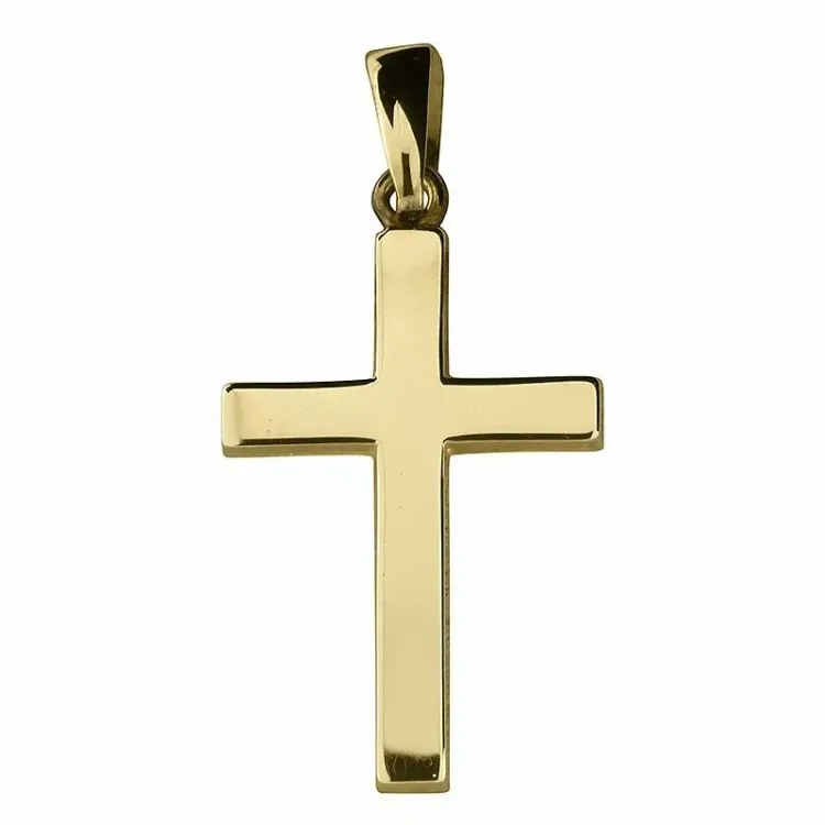 14 x 21 mm kors vedhæng i 8 karat guld - Amoré