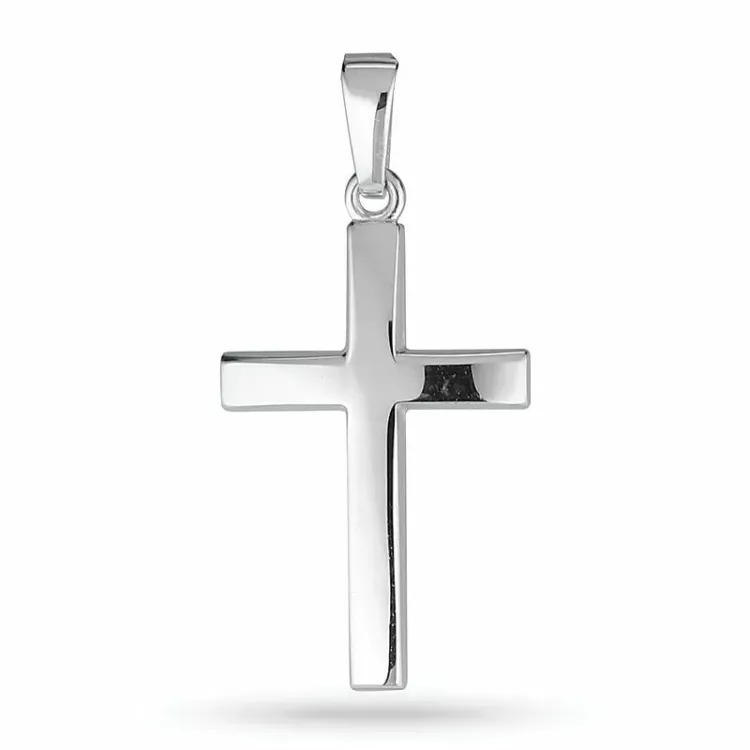 14 x 21 mm kors vedhæng i sølv - Amoré