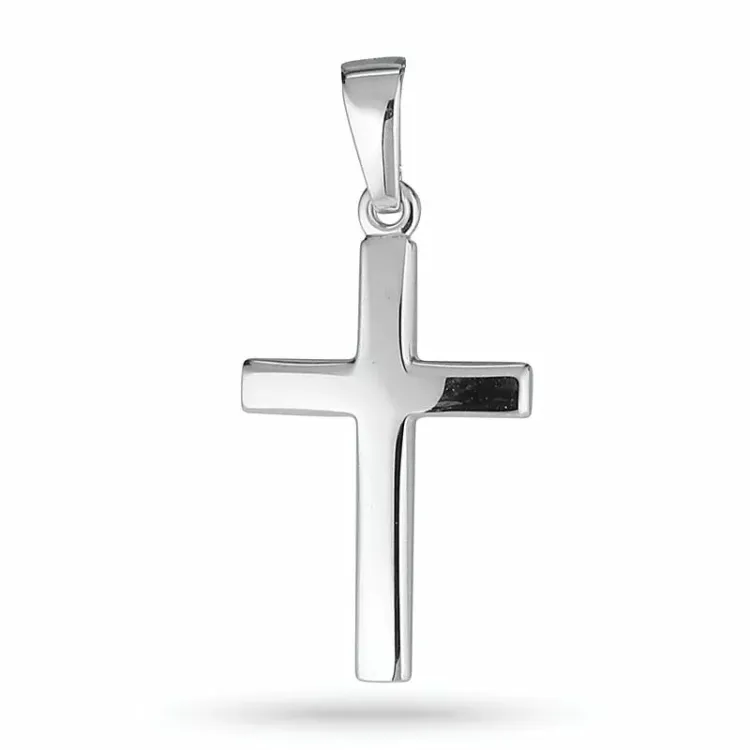 12 x 18 mm kors vedhæng i sølv - Amoré