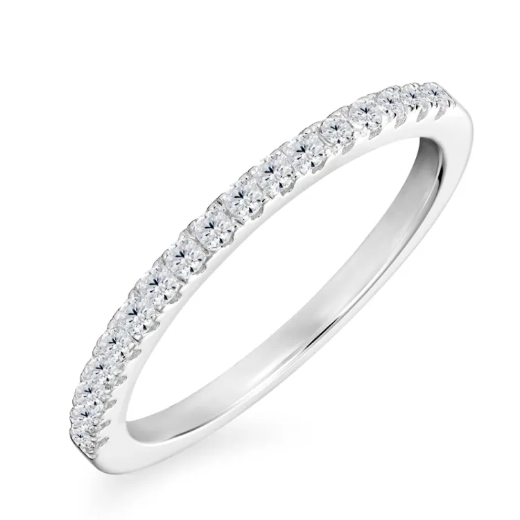 zirkon ring i sølv