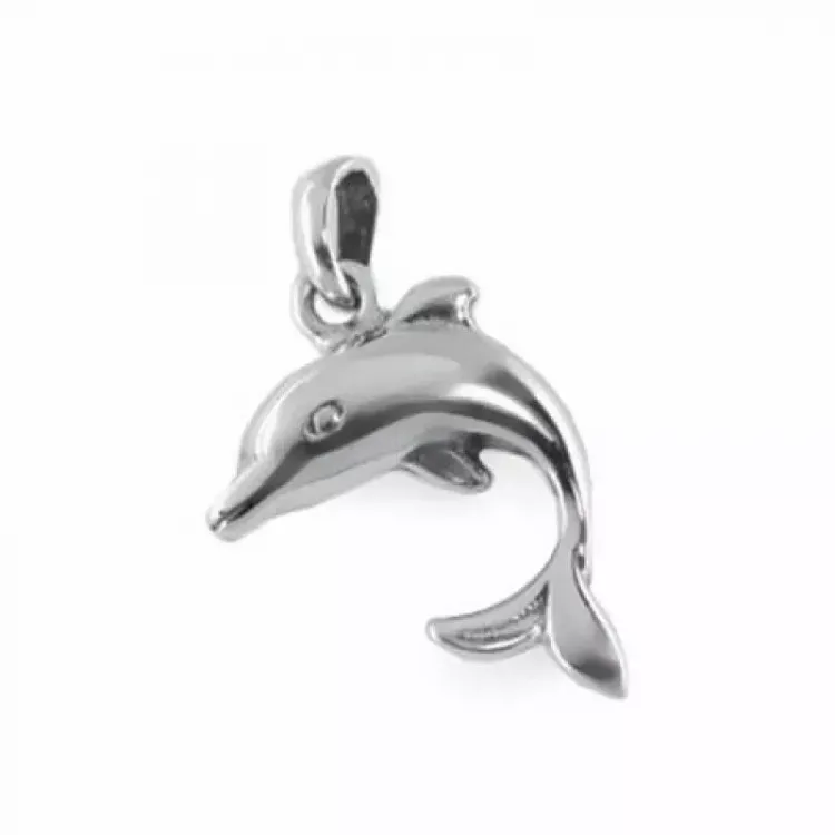 delfin vedhæng i sølv