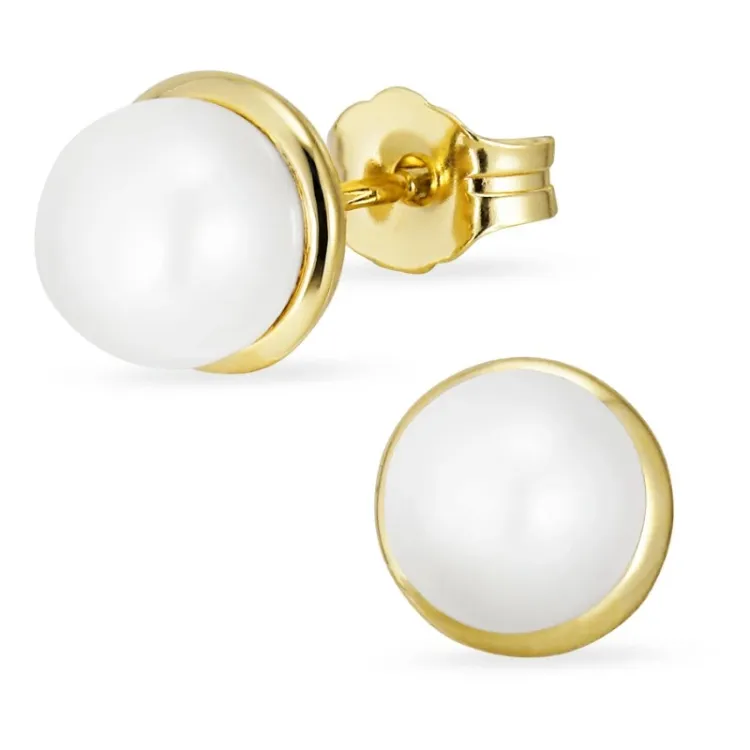 6-6,5 mm ørestikker i 8 karat guld - Gold Collection