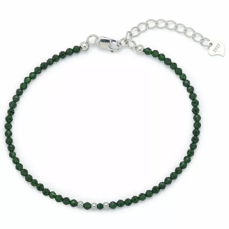 armbånd med sten og 3 hematite - Loom Stones