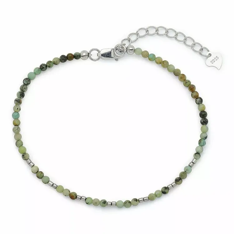 armbånd med sten og hematite - Loom Stones