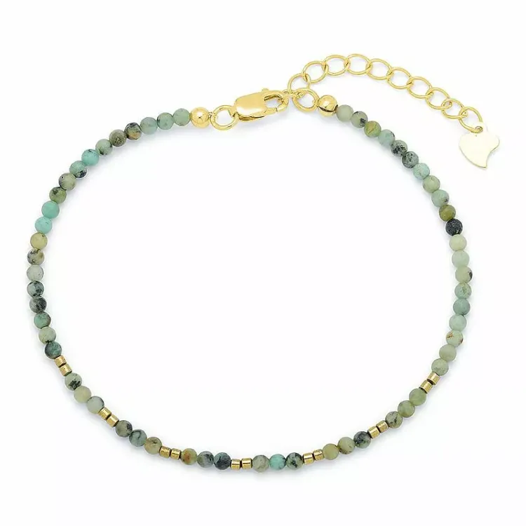 armbånd med sten og hematite - Loom Stones