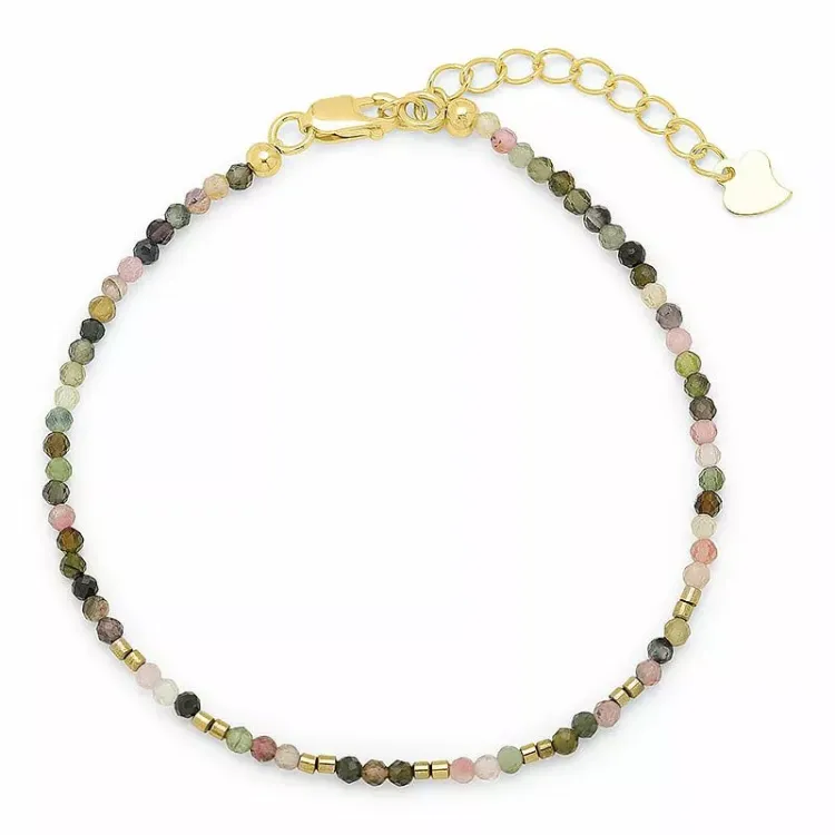 sten armbånd med turmalin og hematite - Loom Stones
