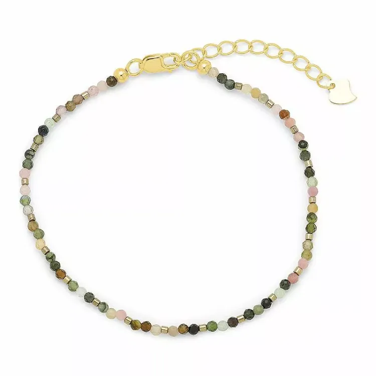 armbånd med turmalin og hematite - Loom Stones