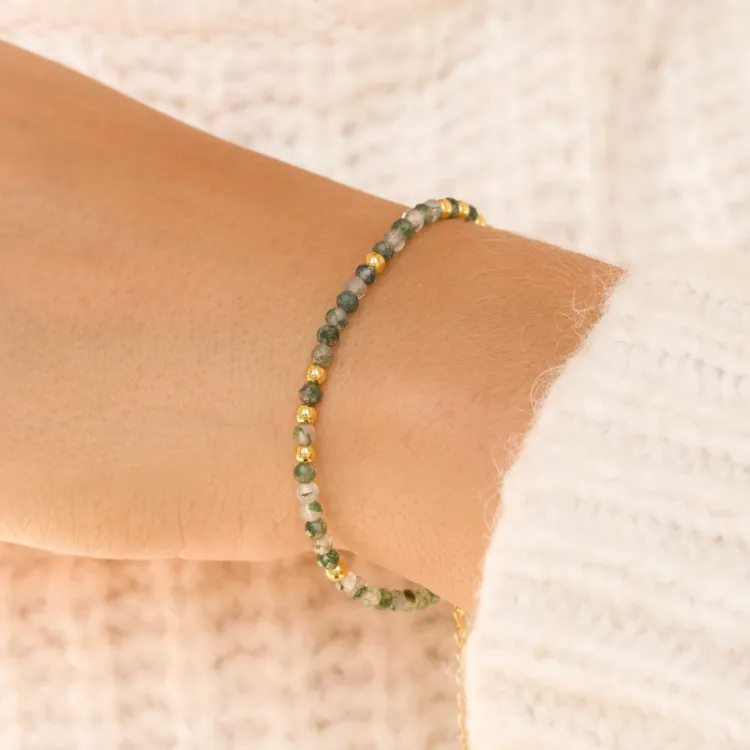 armbånd med agat - Loom Stones
