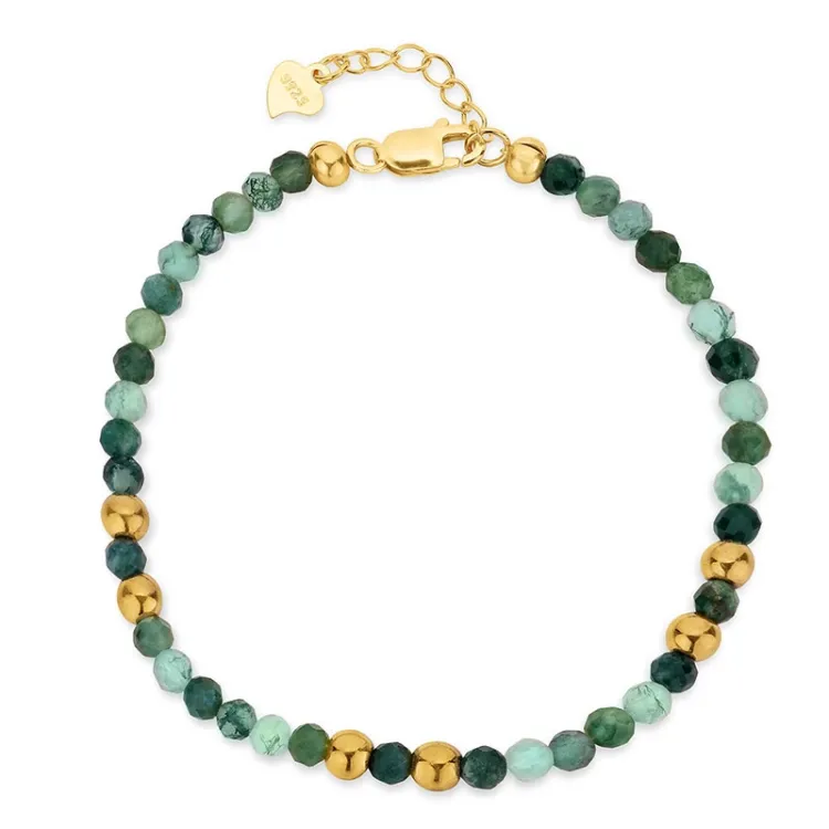 multifarvede armbånd med agat - Loom Stones