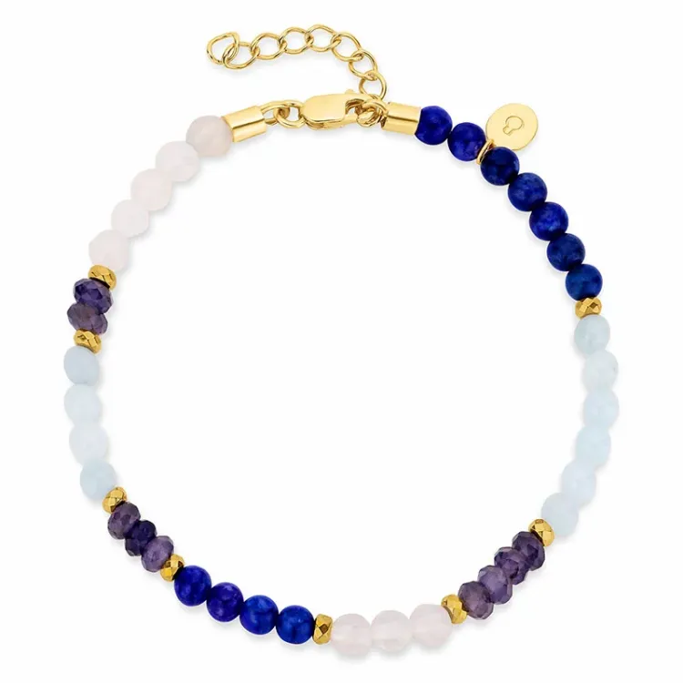 multifarvede armbånd med sten - Loom Stones