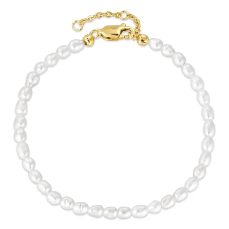 3,5 mm armbånd med ferskvandsperle
