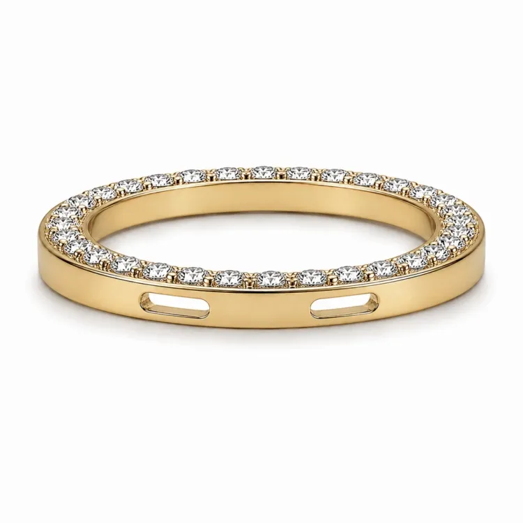 rundt lab grown diamant vedhæng i 14 karat guld 1,03 ct