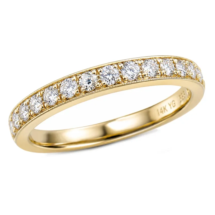 lab grown diamant ring i 14 karat guld 0,27 ct