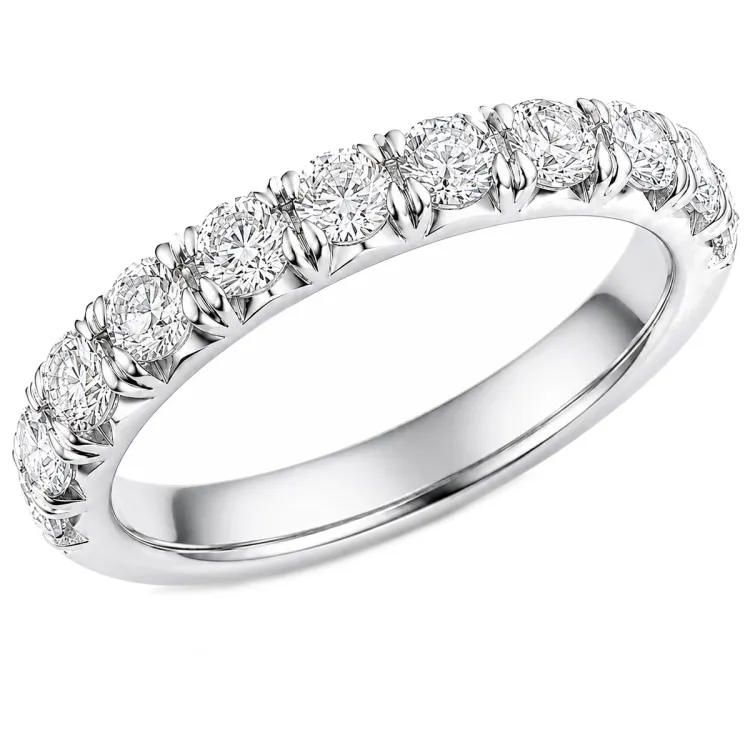 lab grown diamant ring i 14 karat hvidguld 1,0 ct
