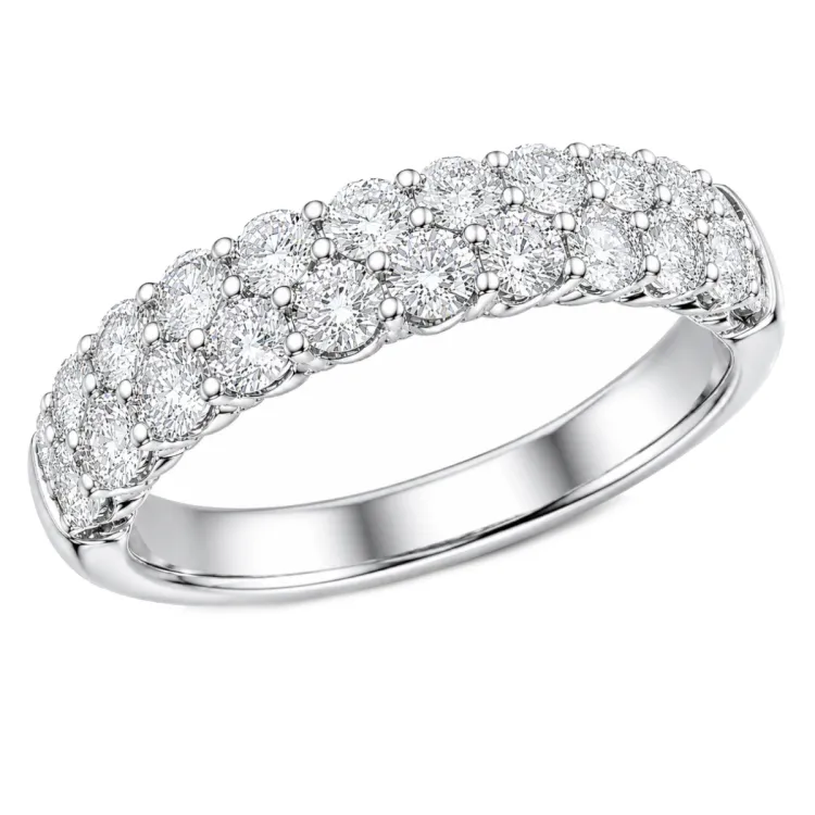 lab grown diamant ring i 14 karat hvidguld 1,50 ct