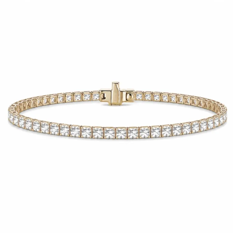 16 cm tennisarmbånd 2,69 ct i 14 karat guld