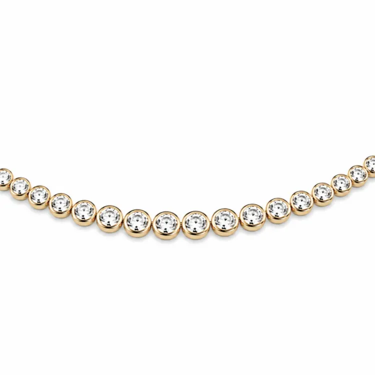 45 cm halskæde med vedhæng i 14 karat guld 6,02 ct