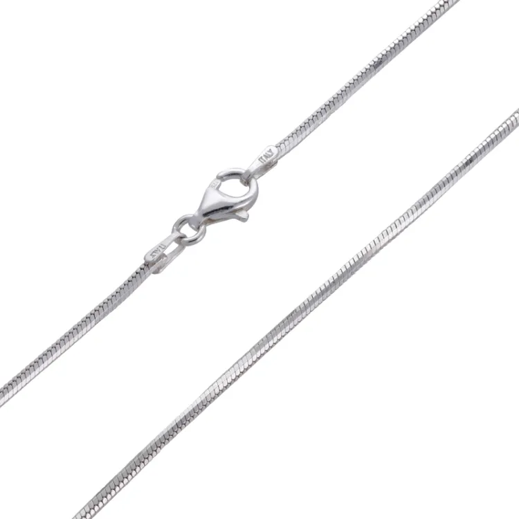 slangehalskæde i sølv 42 cm x 1,4 mm