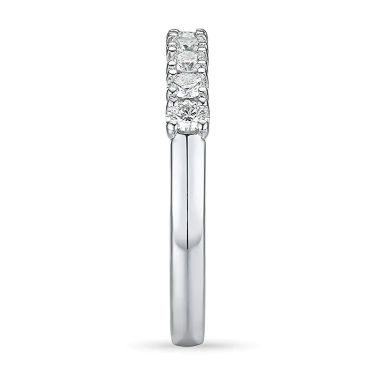 diamant alliancering i 14 karat hvidguld 0,21 ct