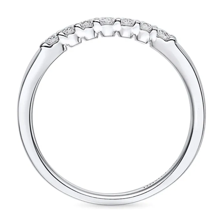 Diamant alliancering i 14 karat hvidguld 0,26 ct