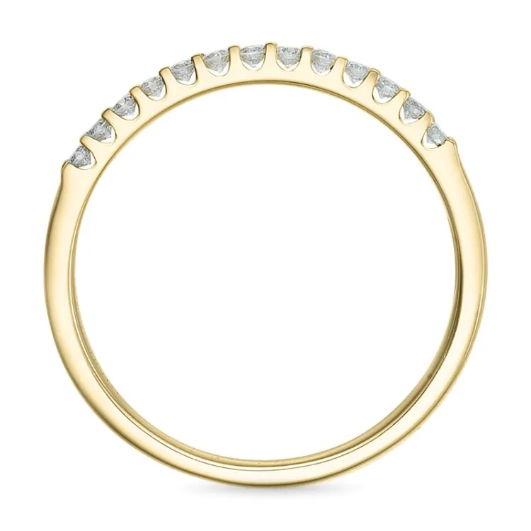 Diamant alliancering i 14 karat guld 0,25 ct
