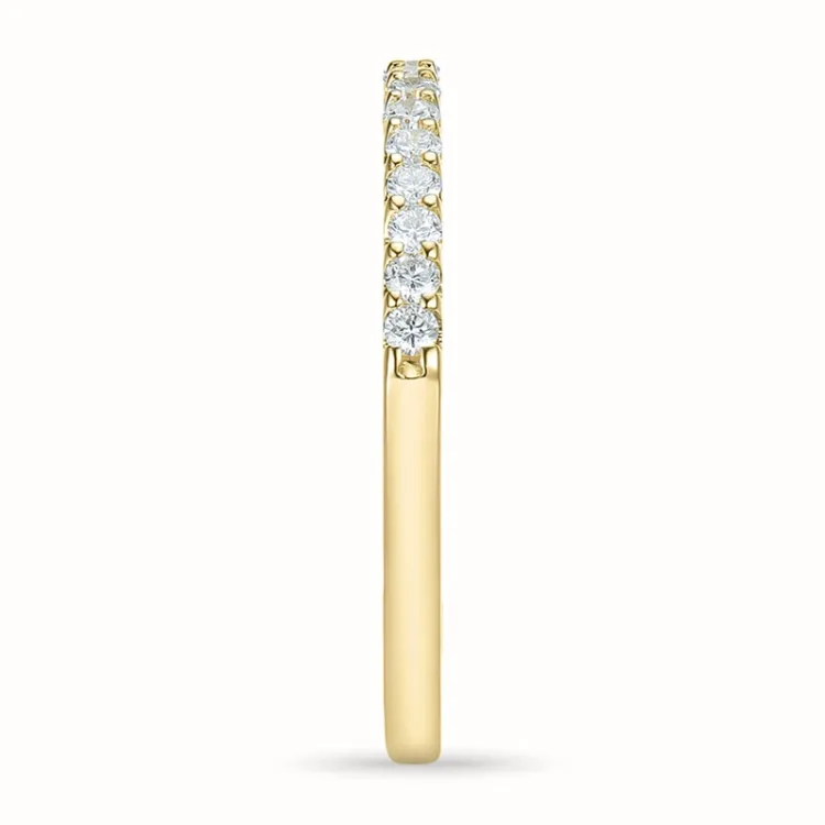 Diamant alliancering i 14 karat guld 0,25 ct