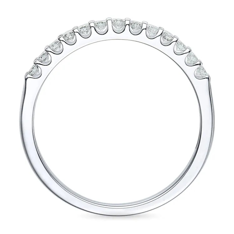 Diamant alliancering i 14 karat hvidguld 0,25 ct
