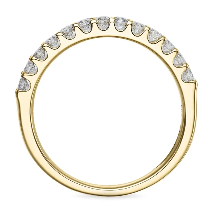 Diamant alliancering i 14 karat guld 0,36 ct