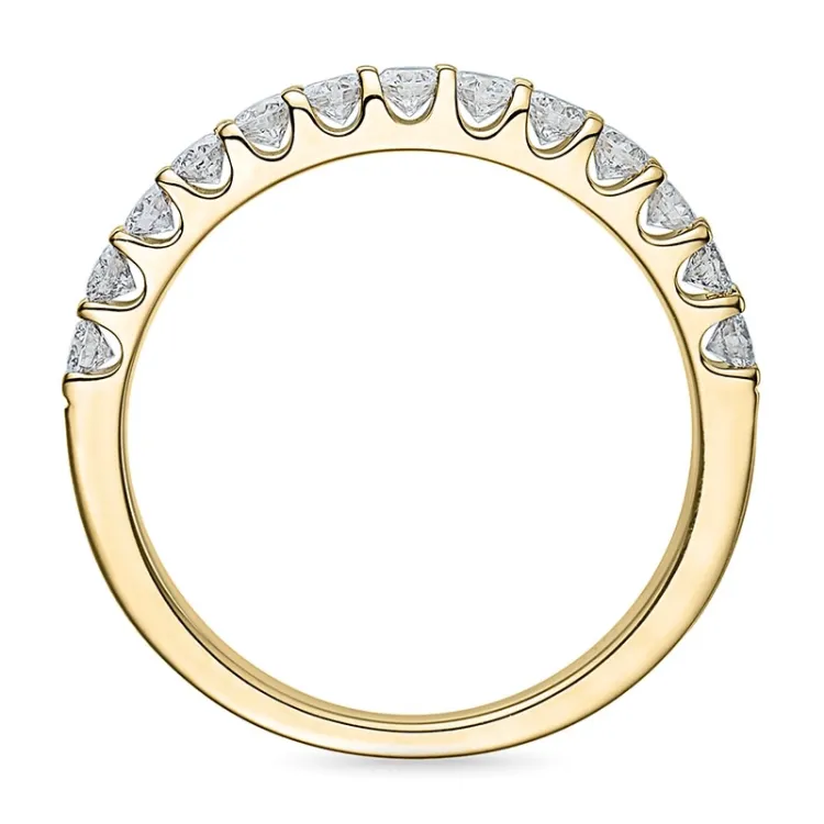 Diamant alliancering i 14 karat guld 0,51 ct