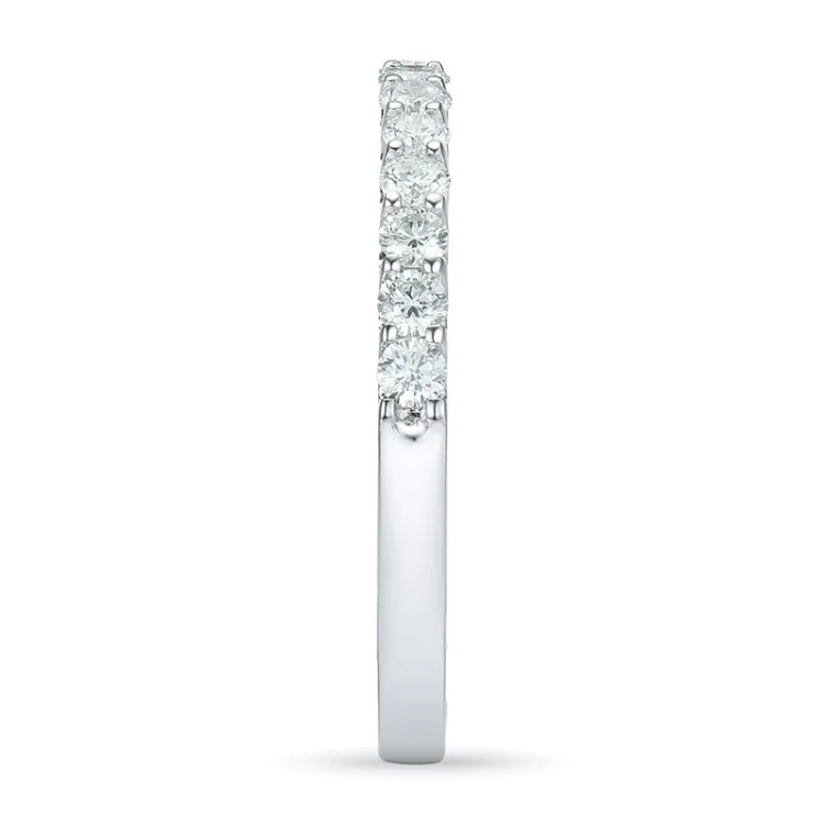 Diamant alliancering i 14 karat hvidguld 0,49 ct