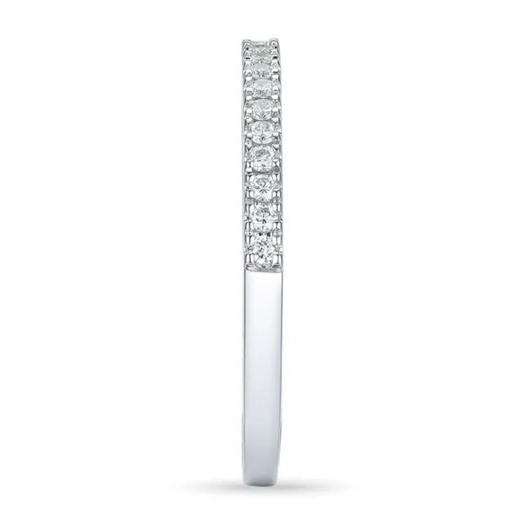 Diamant alliancering i 14 karat hvidguld 0,15 ct