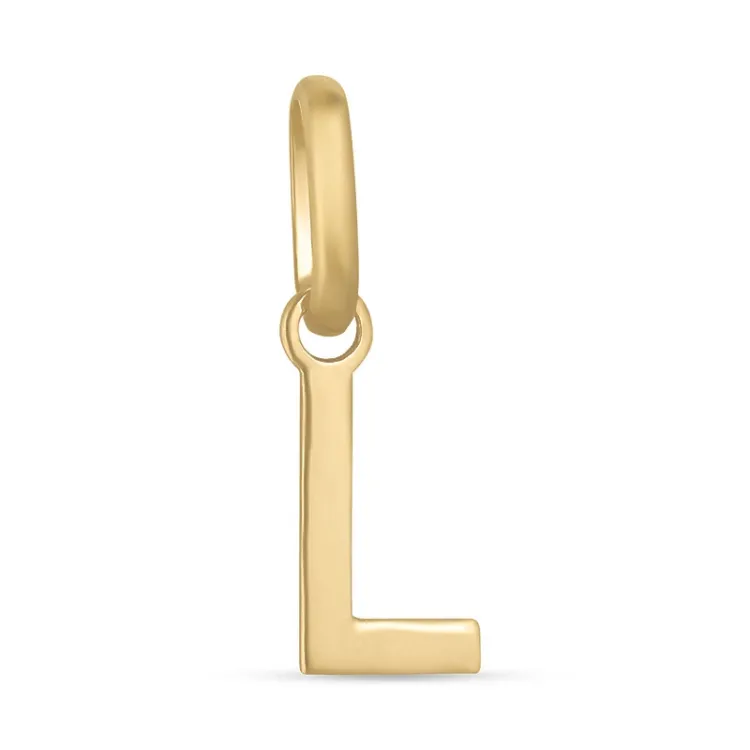 bogstav L vedhæng i 8 karat guld - My Letter