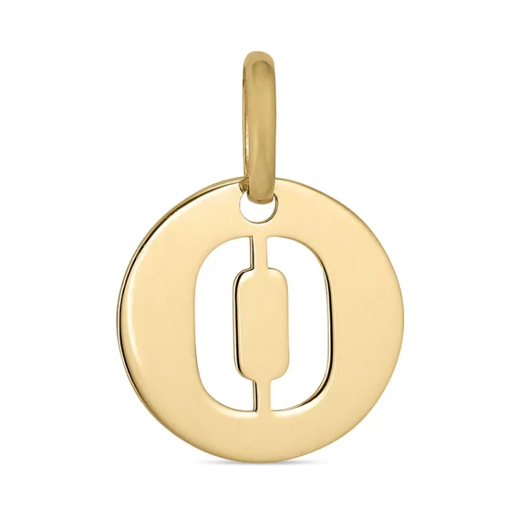 bogstav O vedhæng i 8 karat guld - My Letter
