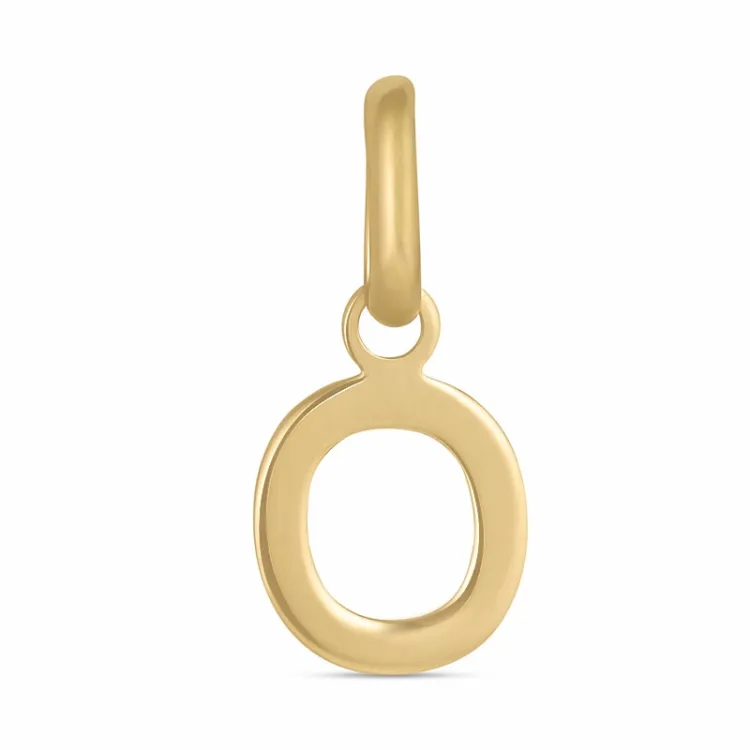bogstav O vedhæng i 8 karat guld - My Letter