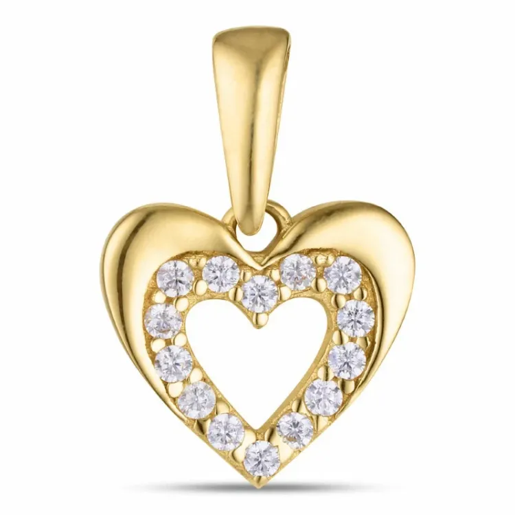 hjerte vedhæng i 9 karat guld - Gold Collection
