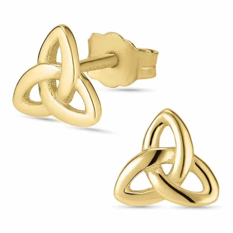 infinity ørestikker i 8 karat guld - Gold Collection
