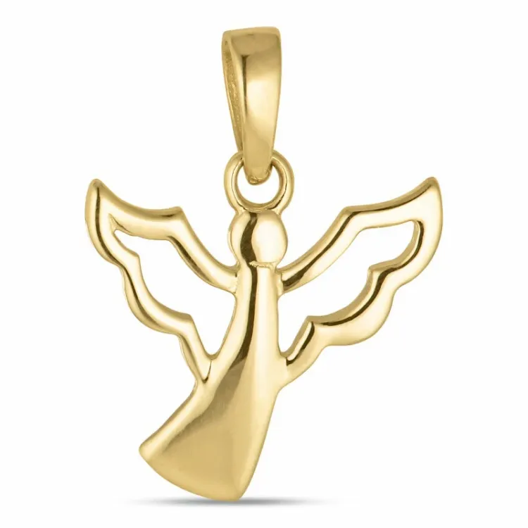 engel vedhæng i 8 karat guld - Gold Collection