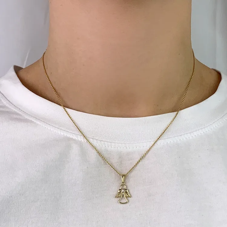 engel vedhæng i 8 karat guld - Gold Collection