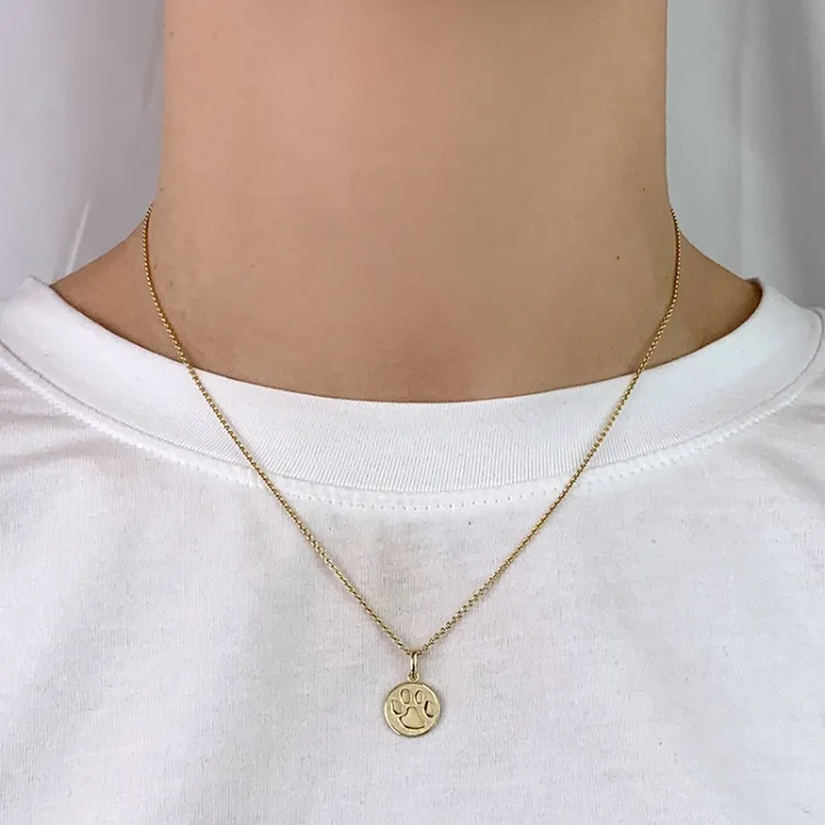 pote vedhæng i 8 karat guld - Gold Collection