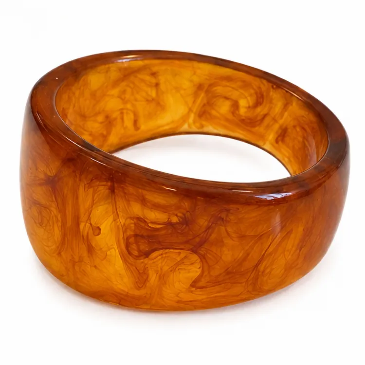brun bangle i resin - AURA
