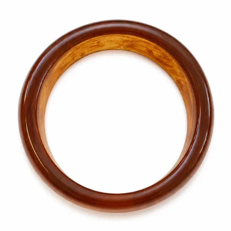 brun bangle i resin - AURA