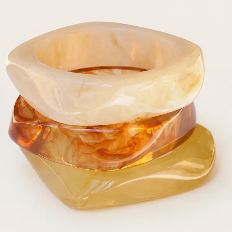 brun bangle i resin - AURA
