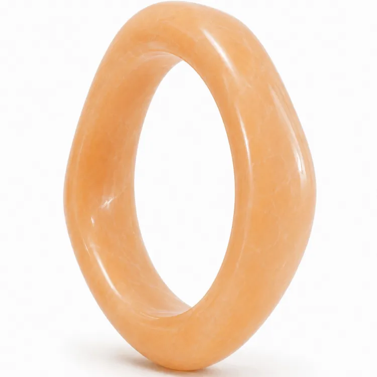orange bangle i resin - AURA
