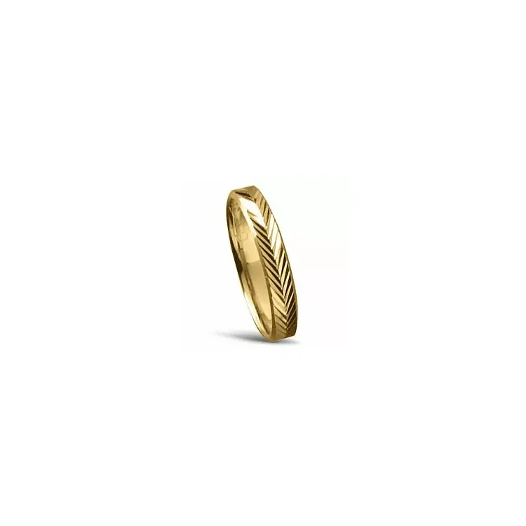 Special vielsesring i 14 karat guld