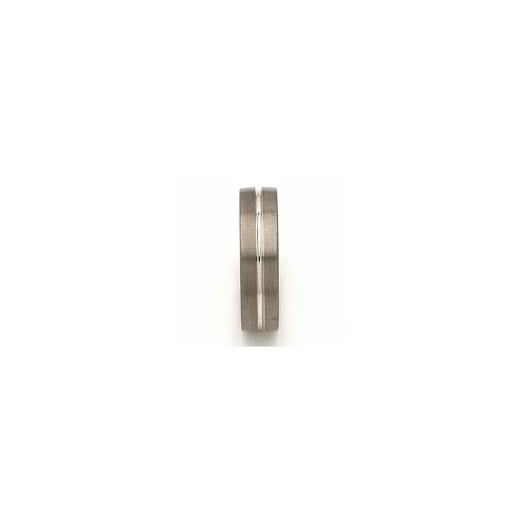 Vielsesring i 14 karat titanium og hvidguld