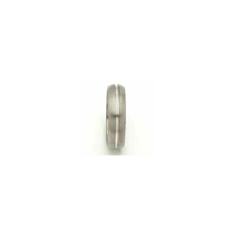 Vielsesring i 14 karat titanium og hvidguld