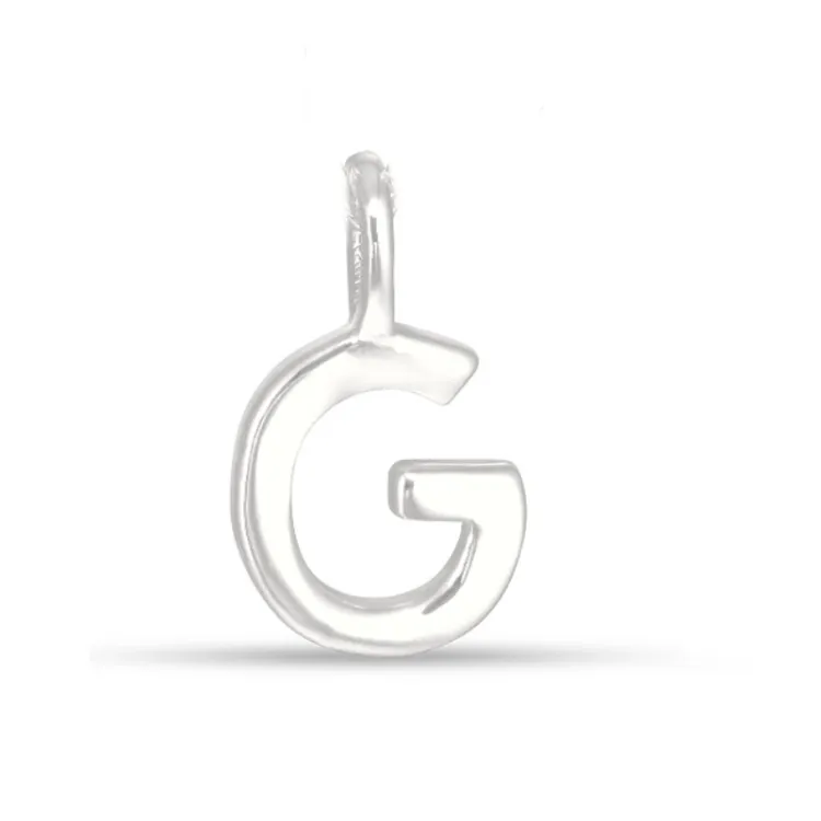 bogstav G vedhæng i sølv - My Letter